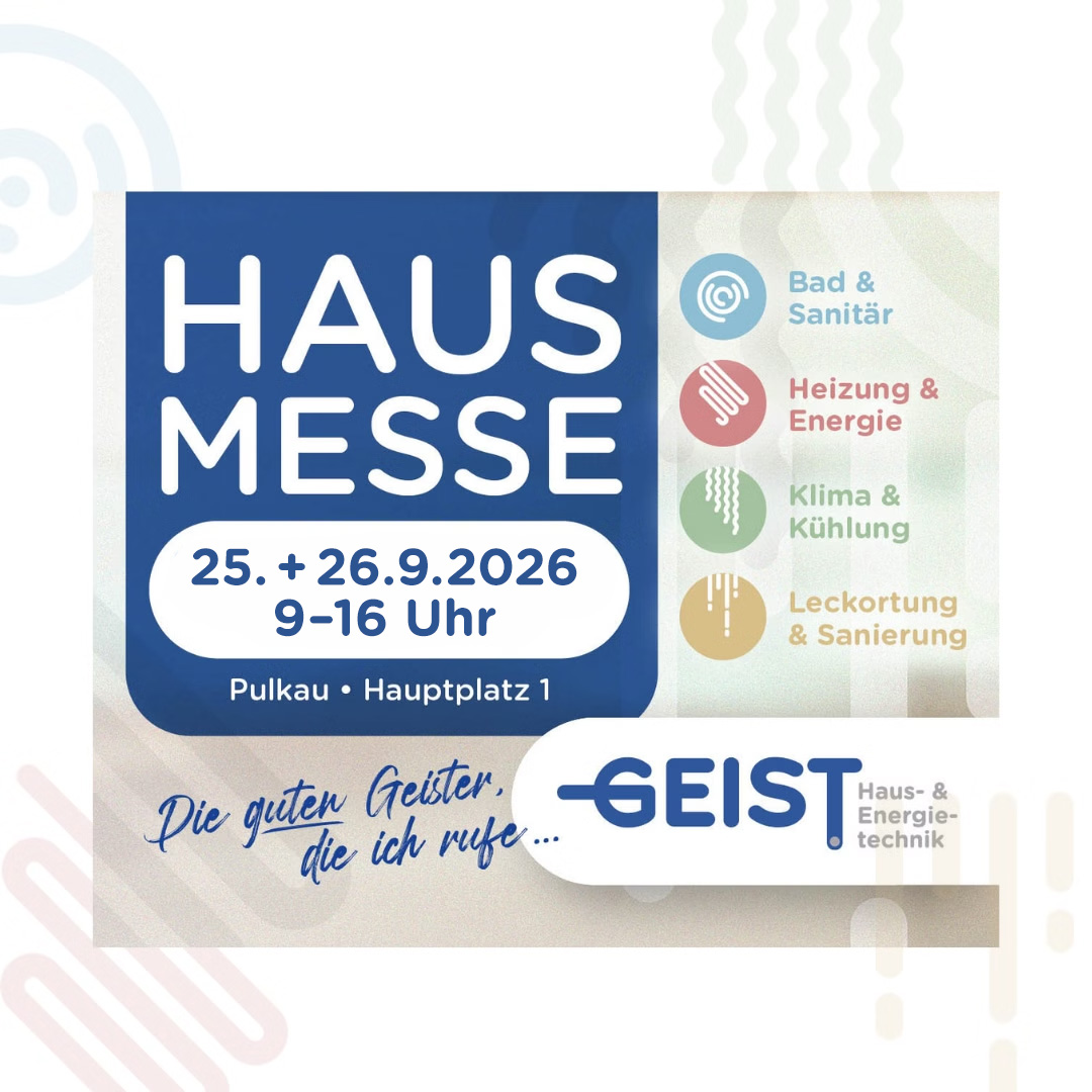 Plakat der GEIST-Hausmesse am 25. und 26. September 2026